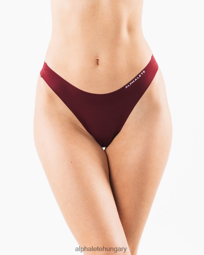 ruházat Alphalete varrat nélküli tanga 3pk lila/sangria/jade zöld nők 86B628466