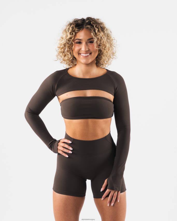 ruházat Alphalete aura vállat von ls kasmírbarna nők 86B628246