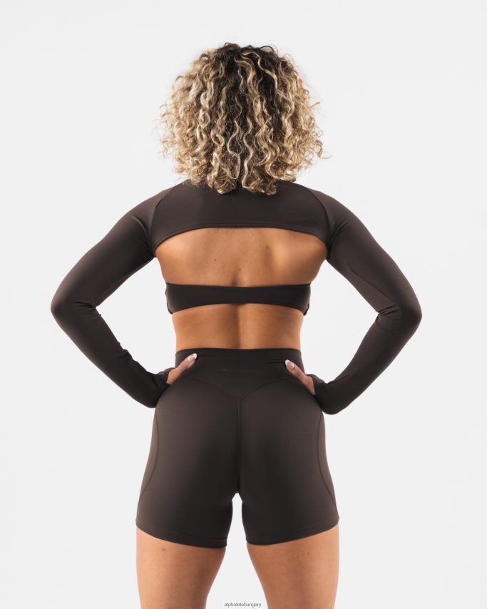 ruházat Alphalete aura vállat von ls kasmírbarna nők 86B628246