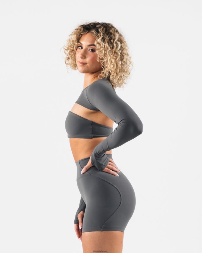 ruházat Alphalete aura vállat von ls ónszürke nők 86B628245