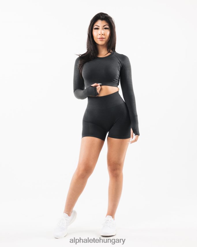 ruházat Alphalete stratus ls termés árnyék szürke nők 86B628258