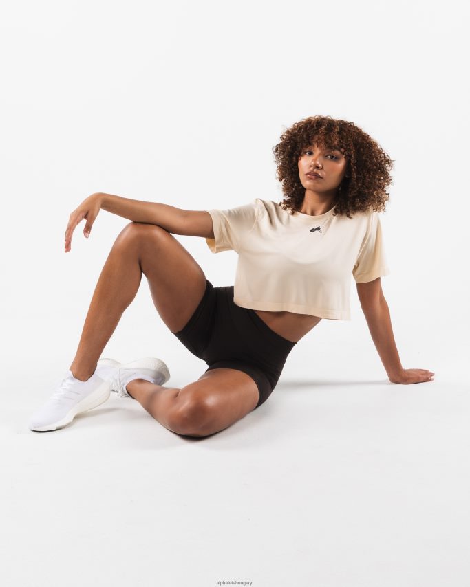 ruházat Alphalete farkasfej airtech ss termés bézs barna nők 86B628203