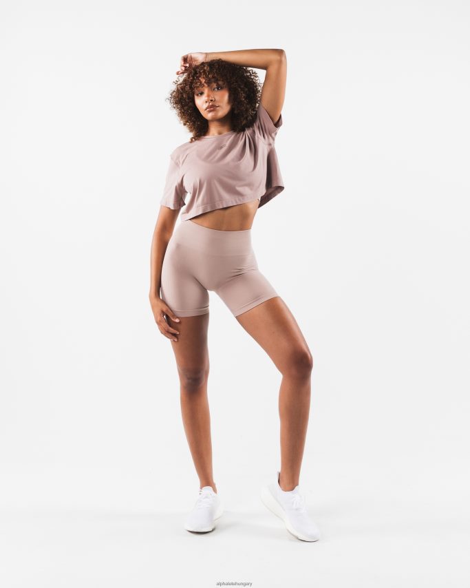 ruházat Alphalete farkasfej airtech ss termés porcelán barna nők 86B628206