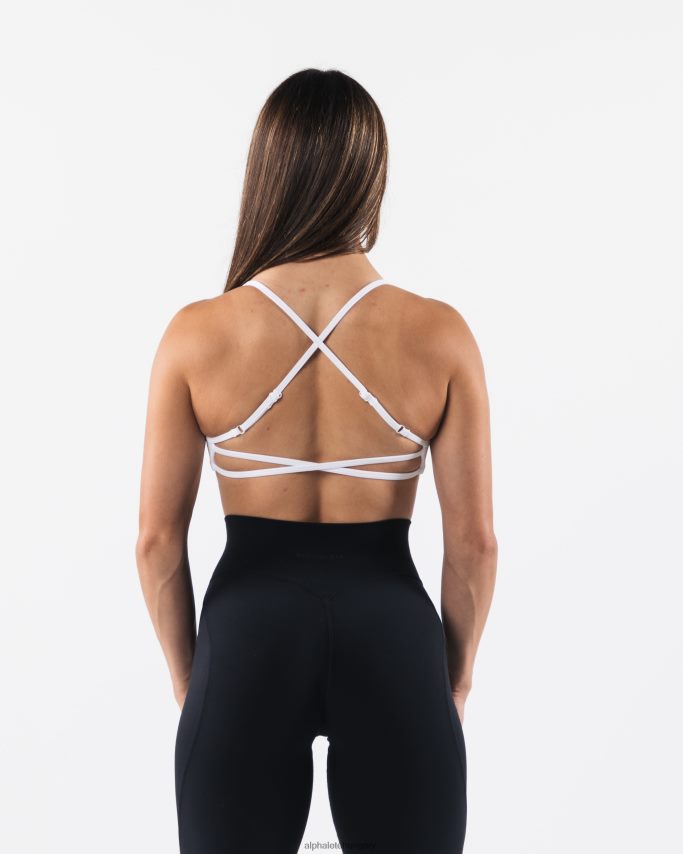 ruházat Alphalete aura pántos melltartó fehér nők 86B62842