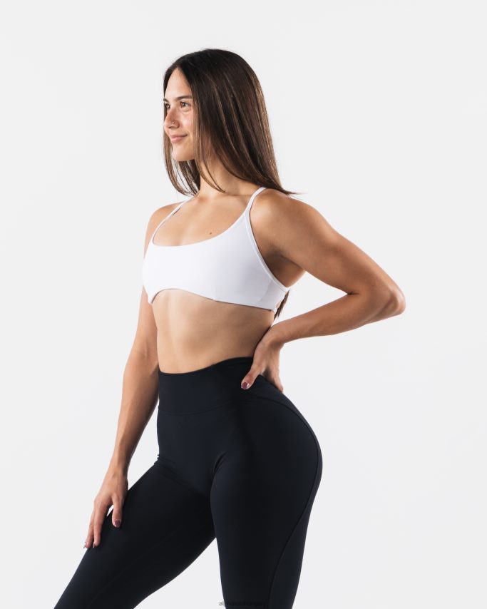 ruházat Alphalete aura pántos melltartó fehér nők 86B62842