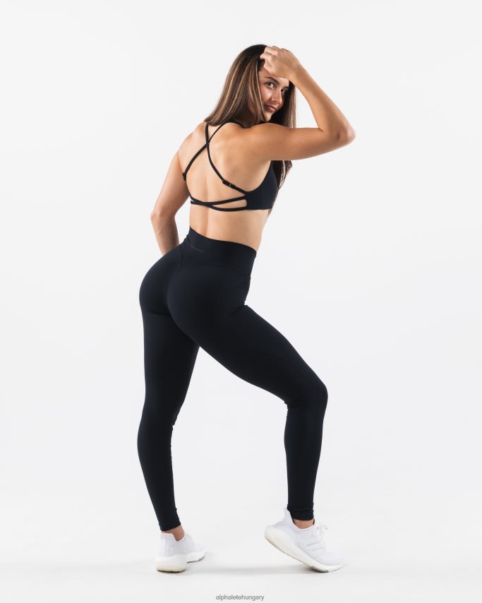 ruházat Alphalete aura pántos melltartó fekete nők 86B62857