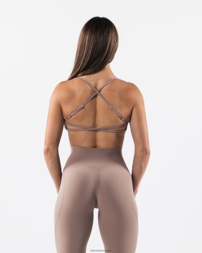 ruházat Alphalete aura pántos melltartó homokbarna nők 86B62848