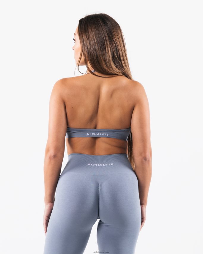 ruházat Alphalete erősíti a kötőfék melltartót csendes víz kék nők 86B62816