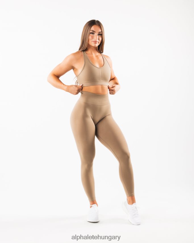 ruházat Alphalete erősíti a melltartót chai barna nők 86B628103