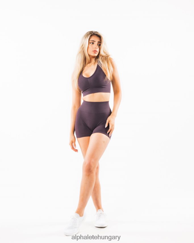 ruházat Alphalete erősíti a melltartót galamb lila nők 86B62823