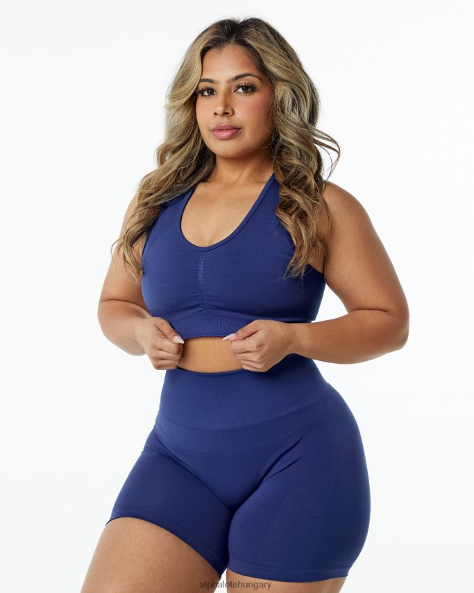 ruházat Alphalete erősíti a melltartót igazi indigókék nők 86B628122