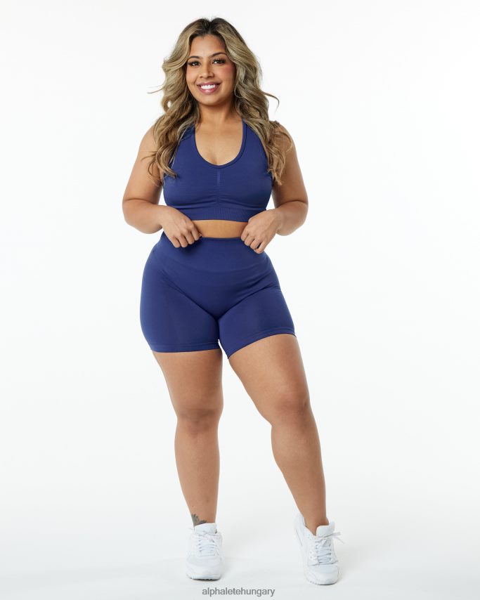ruházat Alphalete erősíti a melltartót igazi indigókék nők 86B628122