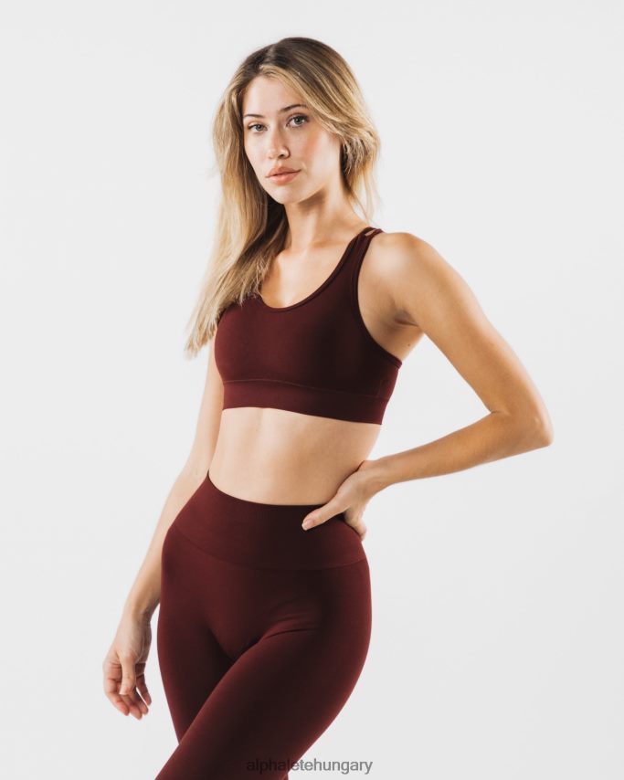 ruházat Alphalete revival melltartó sangria vörös nők 86B62875