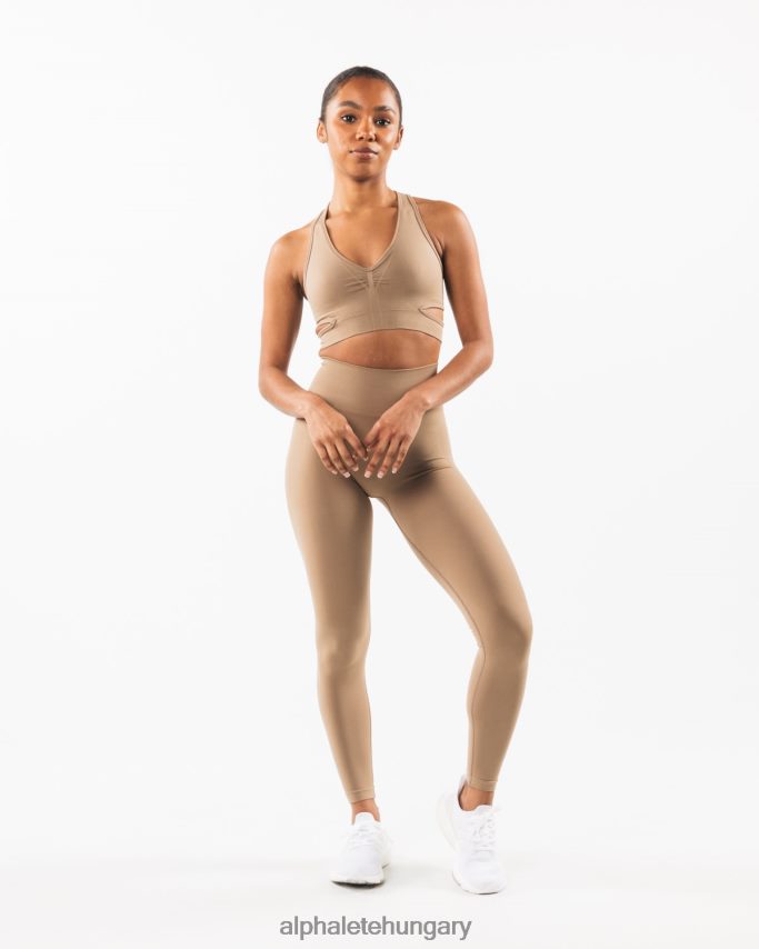 ruházat Alphalete stratus melltartó chai barna nők 86B628102
