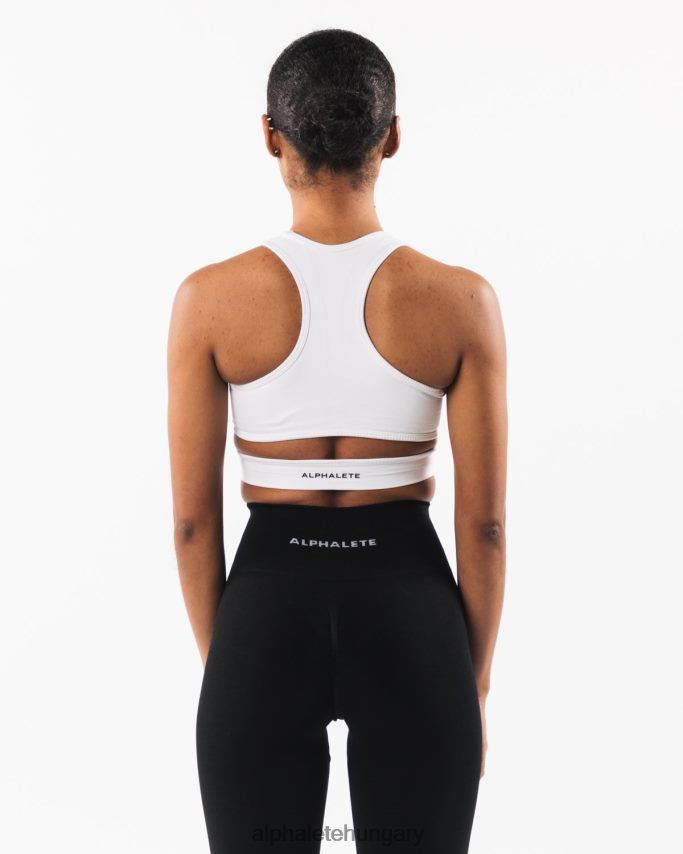 ruházat Alphalete stratus melltartó fehér nők 86B62876