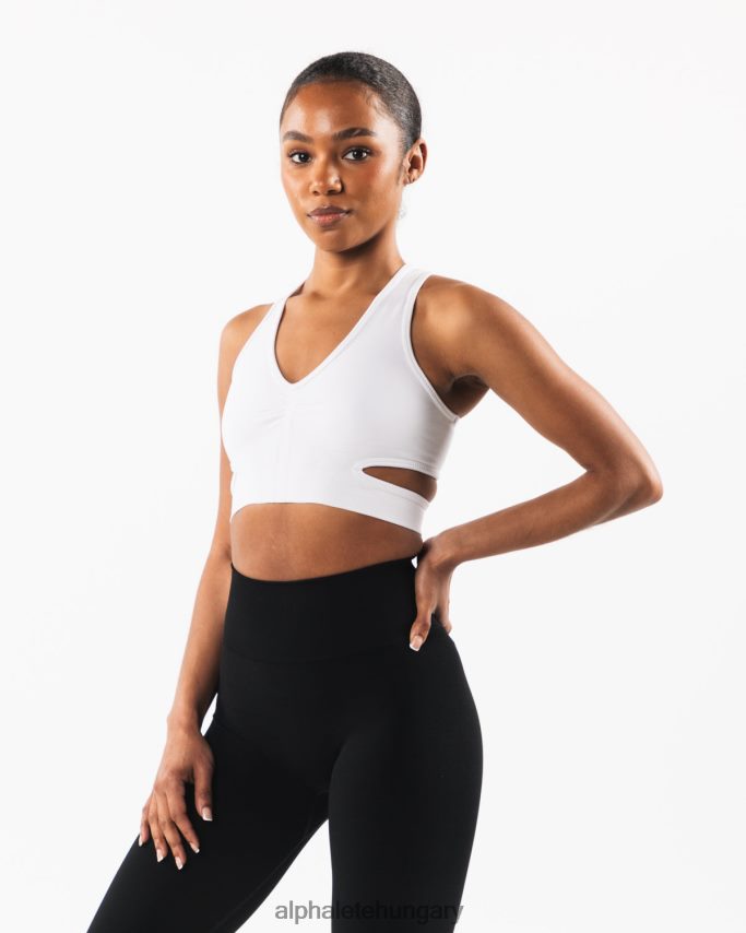 ruházat Alphalete stratus melltartó fehér nők 86B62876